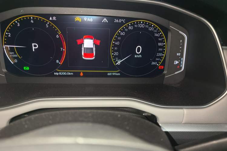 Used Volkswagen Bora 2023 280TSI DSG Prestige Edition Odometer Close Up