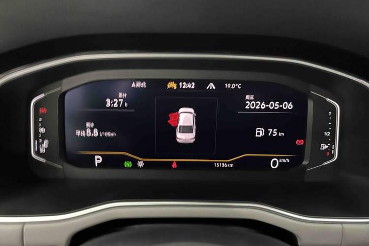 Used Volkswagen Bora 2023 300TSI DSG Prestige Edition Odometer Close Up