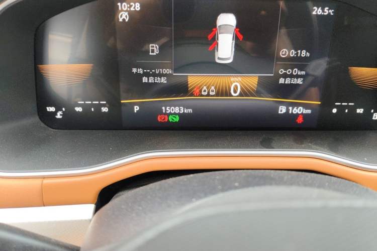 Used Volkswagen Bora 2023 200TSI DSG Enjoyment Edition Odometer Close Up
