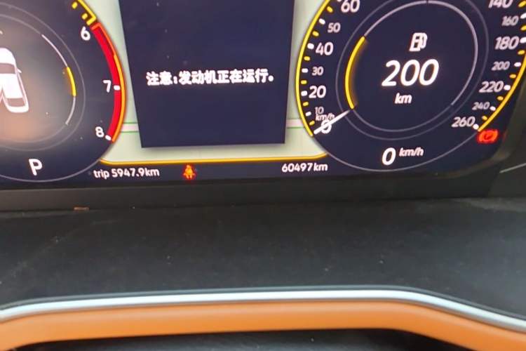 Used Volkswagen Bora 2023 Revised Version 200TSI DSG YueXing PRO Edition Odometer Close Up