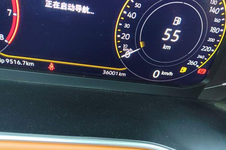 Used Volkswagen Bora 2023 200TSI DSG Smart Drive Version Odometer Close Up