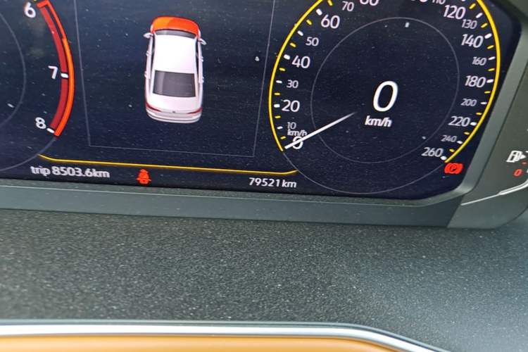 Used Volkswagen Bora 2023 200TSI DSG Enjoyment Edition Odometer Close Up