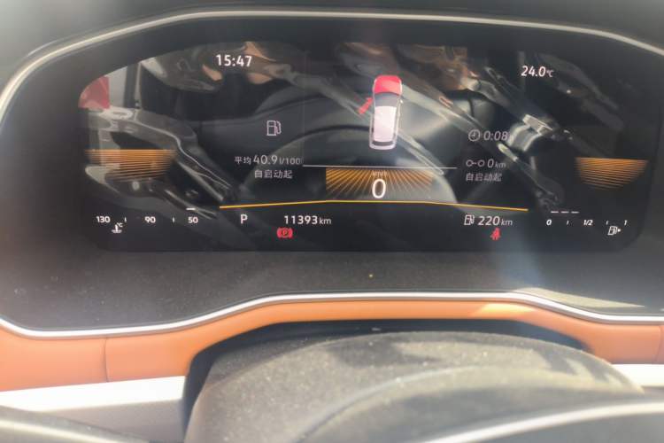 Used Volkswagen Bora 2023 200TSI DSG Enjoyment Edition Odometer Close Up