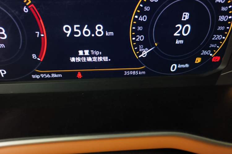 Used Volkswagen Bora 2023 200TSI DSG YueXing PRO Edition Odometer Close Up