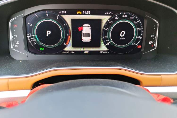 Used Volkswagen Bora 2023 200TSI DSG YueXing PRO Edition Odometer Close Up
