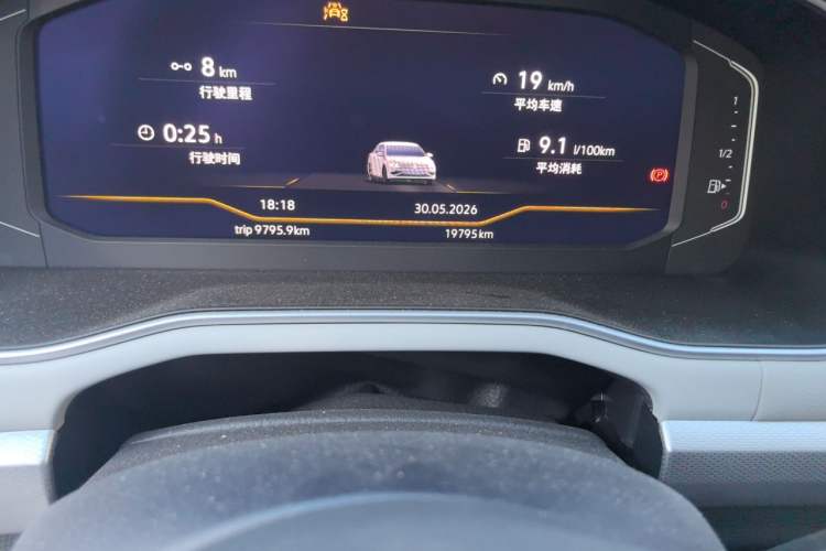 Used Volkswagen Bora 2024 300TSI DSG Prestige Edition Odometer Close Up