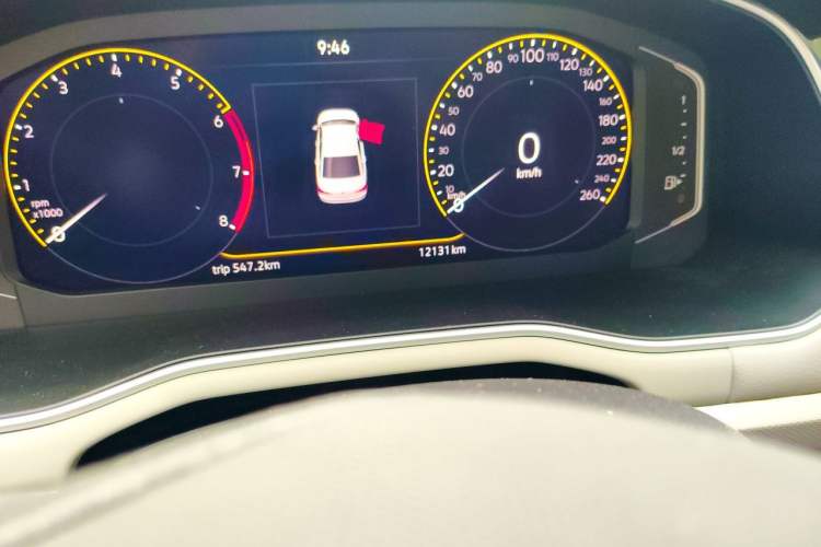 Used Volkswagen Bora 2024 300TSI DSG Prestige Edition Odometer Close Up