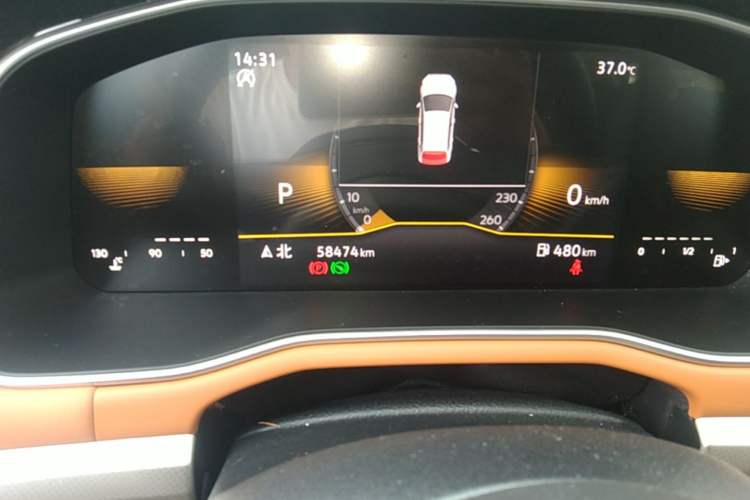 Used Volkswagen Bora 2024 200TSI DSG Smart Drive Edition Odometer Close Up