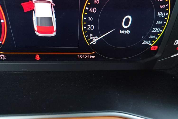 Used Volkswagen Bora 2024 200TSI DSG EnjoyDrive PRO Edition Odometer Close Up