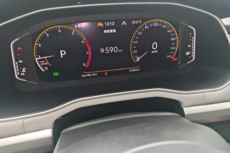 Used Volkswagen Bora 2024 300TSI DSG Prestige Edition Odometer Close Up