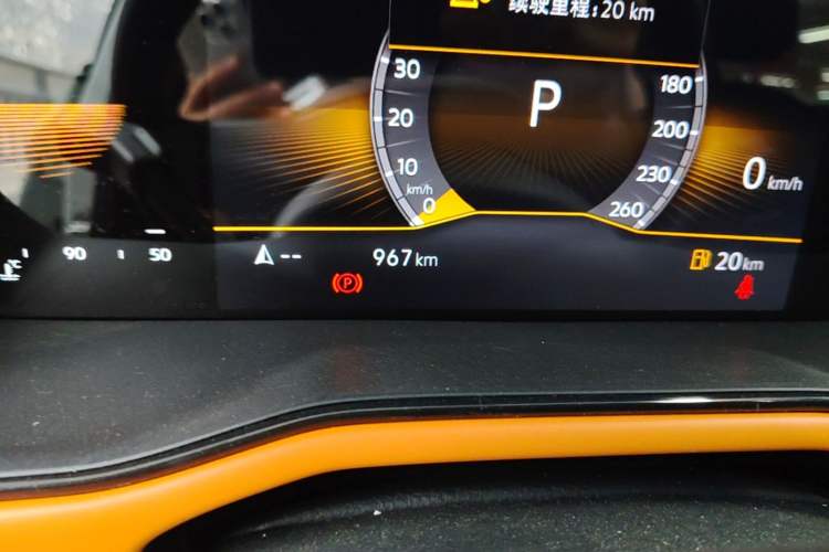 Used Volkswagen Bora 2025 Facelifted 200TSI DSG Yuexing Navigation Edition Odometer Close Up