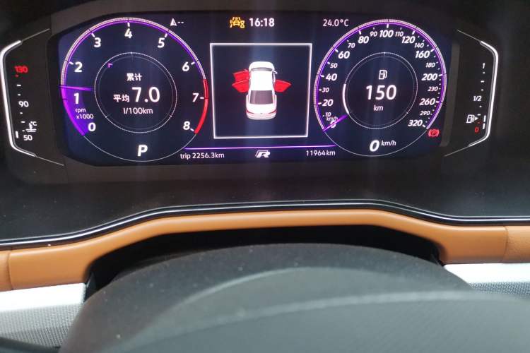 Used Volkswagen Bora 2025 Model, Facelifted 200TSI DSG Yuexing PRO Edition Odometer Close Up
