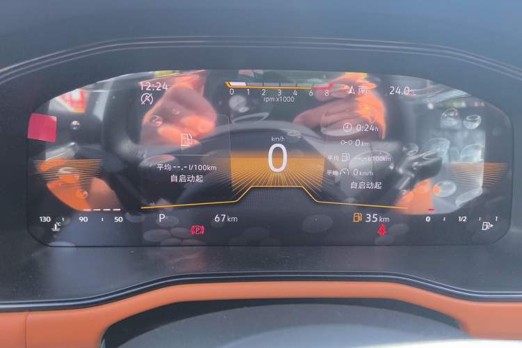 Used Volkswagen Bora 2025 Facelifted 200TSI DSG Yuexing Navigation Edition Odometer Close Up