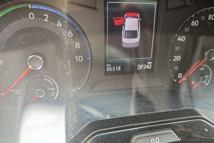 Used Volkswagen Bora Pure Electric 2020 Shan Pro Odometer Close Up