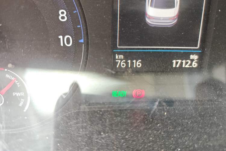 Used Volkswagen Bora Pure Electric 2020 Shan Model Odometer Close Up