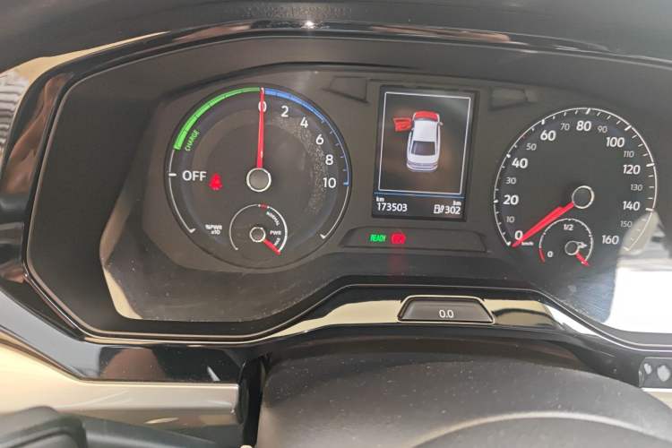 Used Volkswagen Bora Pure Electric 2020 Shan Model Odometer Close Up