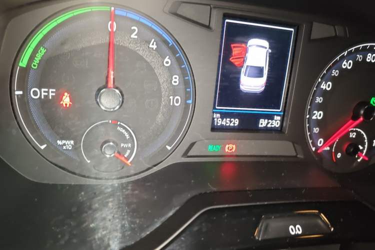 Used Volkswagen Bora Pure Electric 2020 Shan Model Odometer Close Up