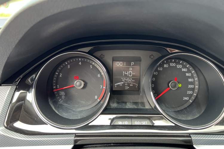 Used Volkswagen C-TREK 2017 1.6L Automatic Comfort Model Odometer Close Up