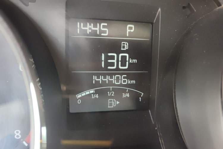 Used Volkswagen C-TREK 2017 1.6L Automatic Comfort Model Odometer Close Up