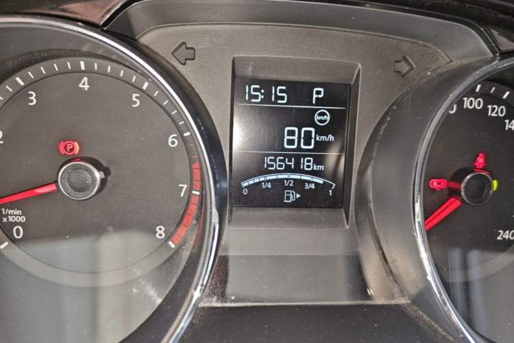 Used Volkswagen C-TREK 2017 1.6L Automatic Comfort Model Odometer Close Up