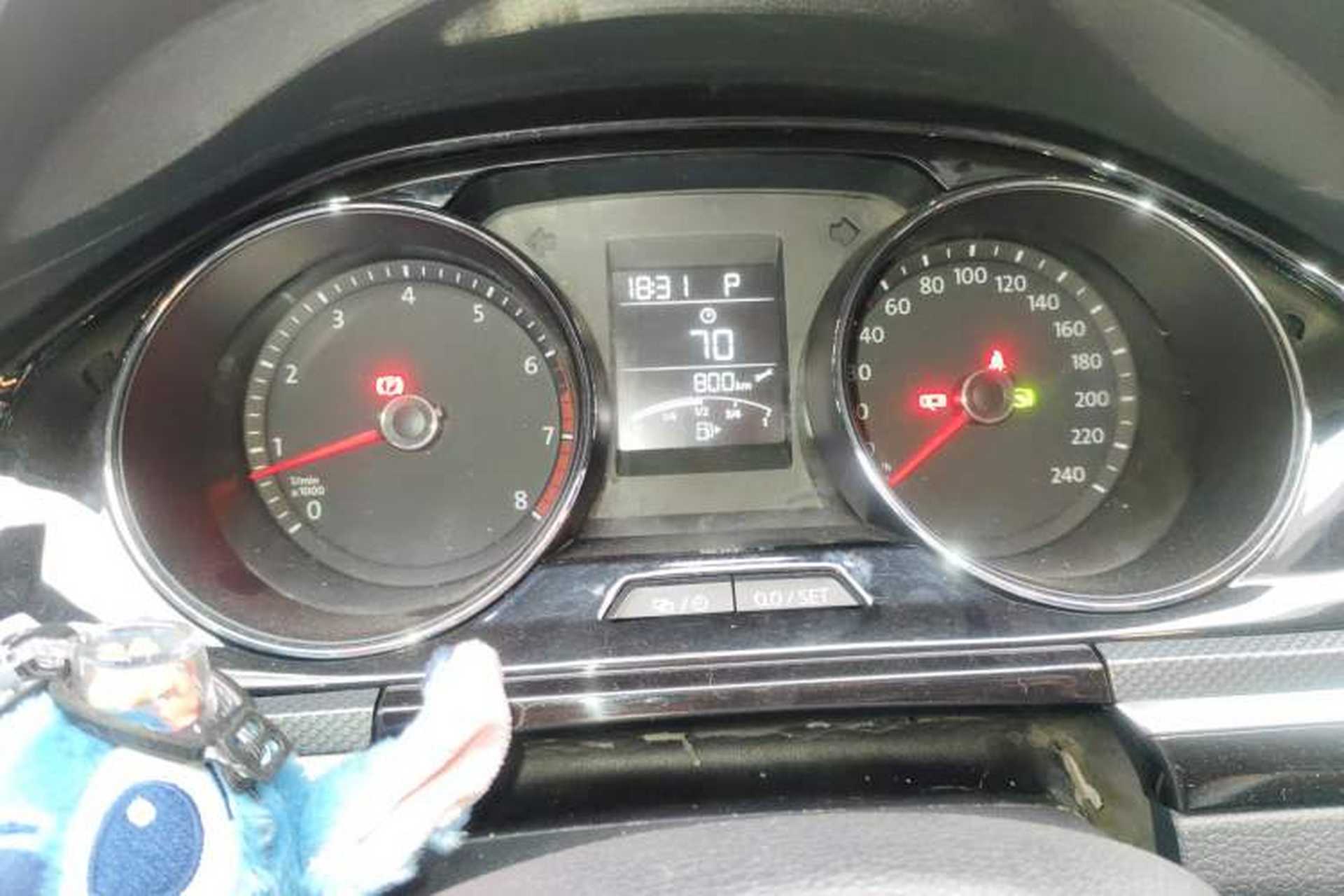 Used Volkswagen C-TREK 2017 1.6L Automatic Comfort Model Instrument Cluster
