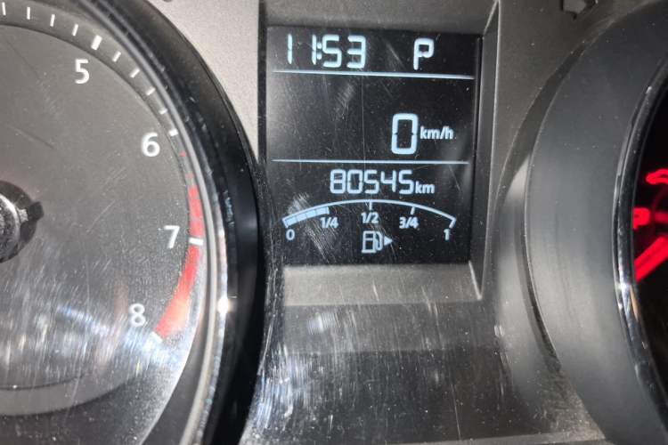 Used Volkswagen C-TREK 2017 1.6L Automatic Comfort Model Odometer Close Up
