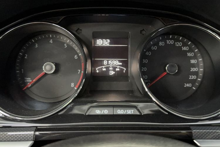 Used Volkswagen C-TREK 2018 1.5L Automatic Comfort Model Odometer Close Up