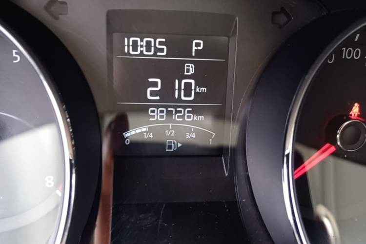 Used Volkswagen C-TREK 2018 1.5L Automatic Comfort Model Odometer Close Up