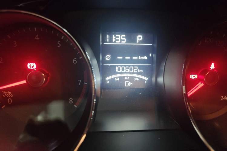 Used Volkswagen C-TREK 2018 1.5L Automatic Comfort Model Odometer Close Up