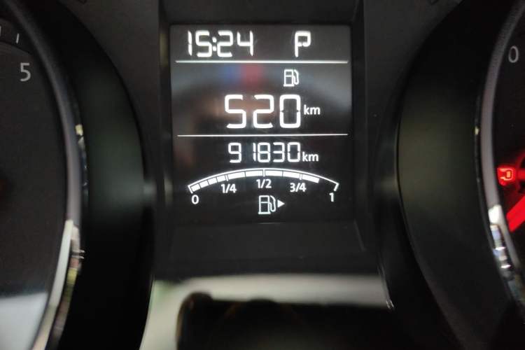 Used Volkswagen C-TREK 2020 1.5L Automatic Comfort Model Odometer Close Up