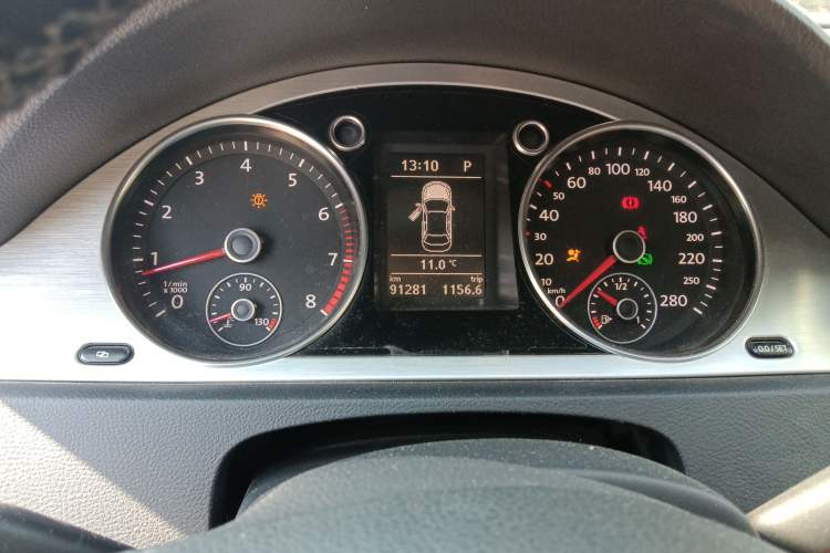 Used Volkswagen CC 2011 2.0 TSI Ultimate Edition Odometer Close Up