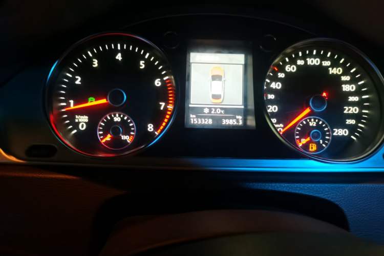 Used Volkswagen CC 2012 2.0 TSI Ultimate Edition Odometer Close Up