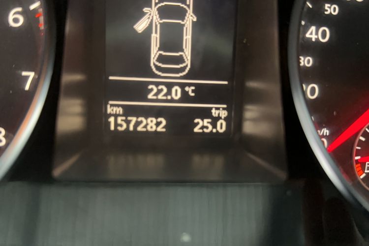Used Volkswagen CC 2015 1.8TSI Prestige Model Odometer Close Up