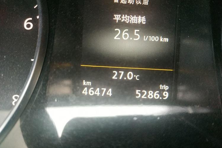 Used Volkswagen CC 2018 1.8TSI Luxury Model Odometer Close Up