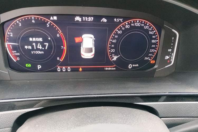 Used Volkswagen CC 2021 380TSI Striking Edition Odometer Close Up
