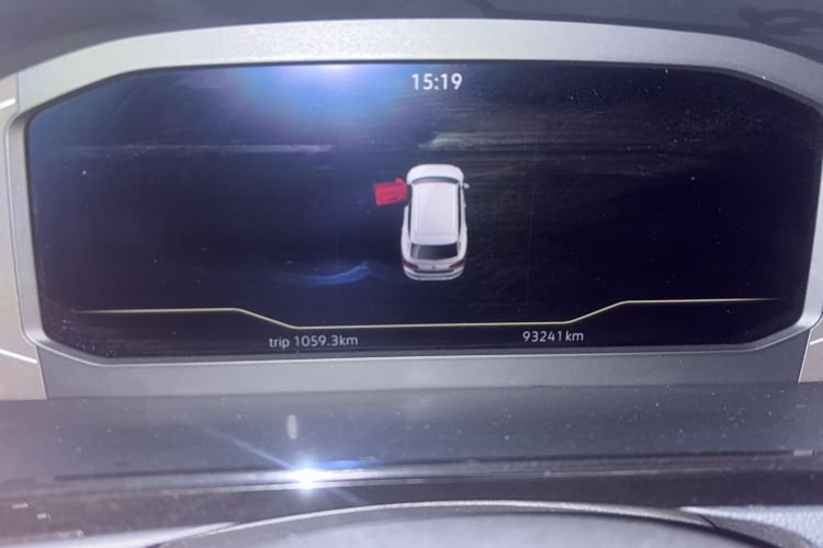 Used Volkswagen CC 2021 Estate Car 330TSI Hunter Vision Edition Odometer Close Up
