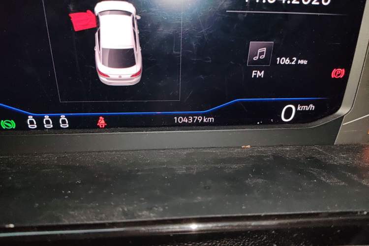 Used Volkswagen CC  Odometer Close Up