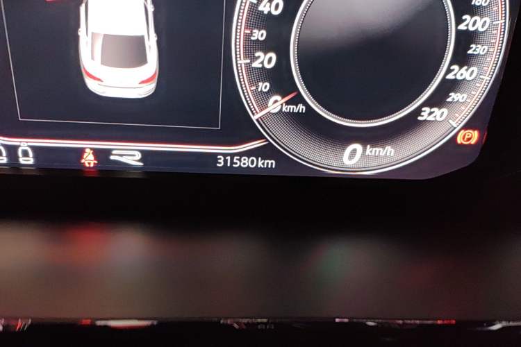 Used Volkswagen CC 2021 380TSI Striking Edition Odometer Close Up