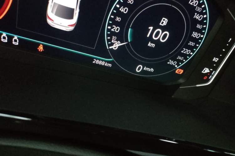 Used Volkswagen CC 2023 380TSI Striking Edition Odometer Close Up