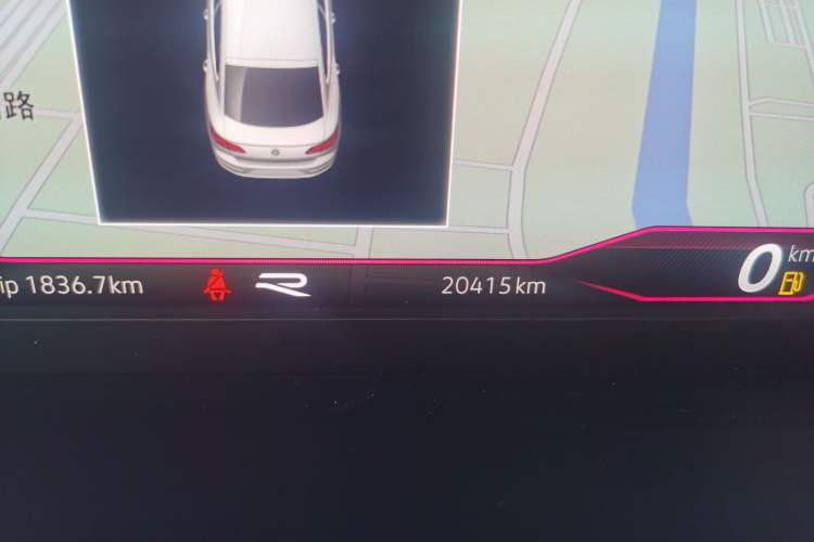 Used Volkswagen CC 2023 380TSI Striking Edition Odometer Close Up