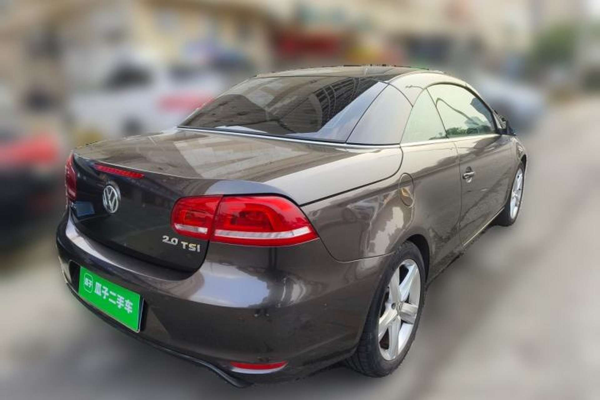 Used Volkswagen Eos 2011 2.0 TSI Rear Right 45 Deg