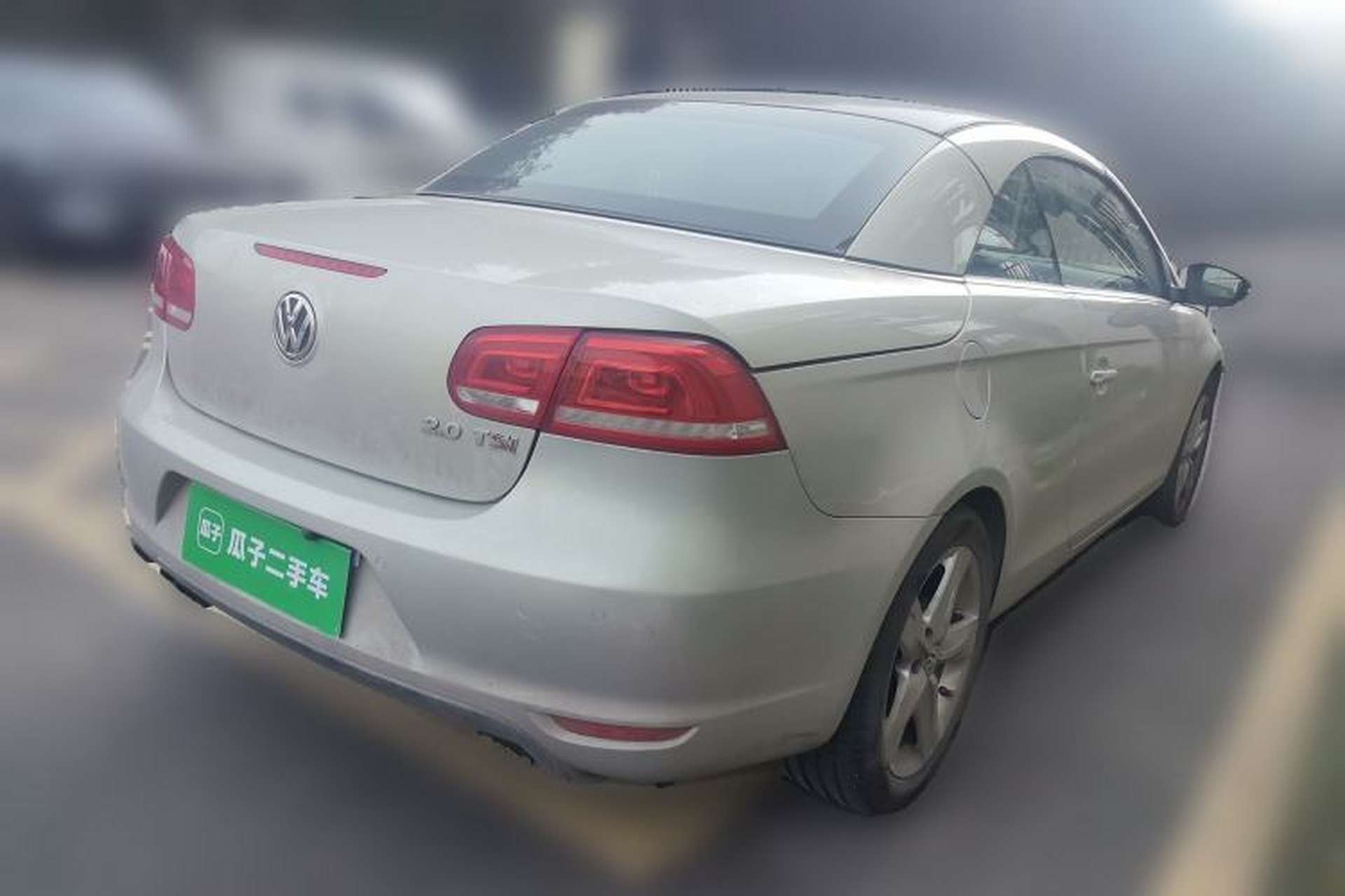 Used Volkswagen Eos 2011 2.0 TSI Rear Right 45 Deg