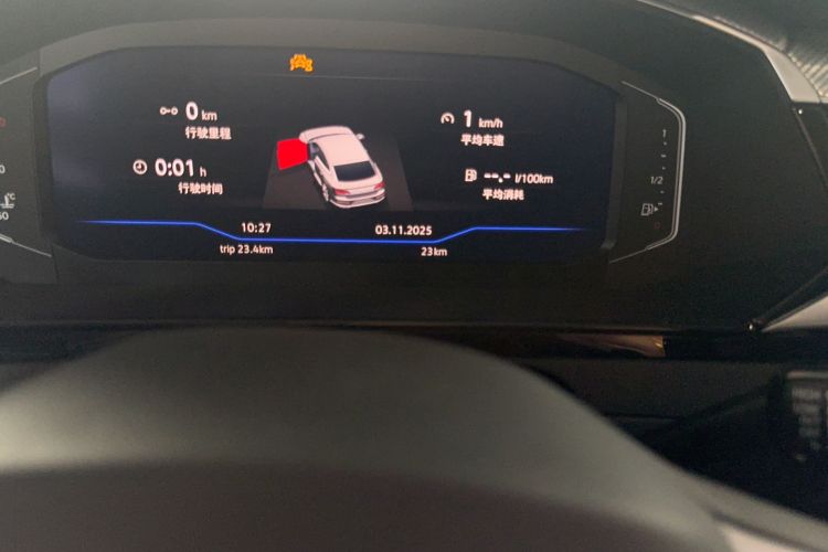 Used Volkswagen FAW-Volkswagen CC 2025 Model, Facelifted 380TSI, Striking and Shared Enjoyment Version Odometer Close Up