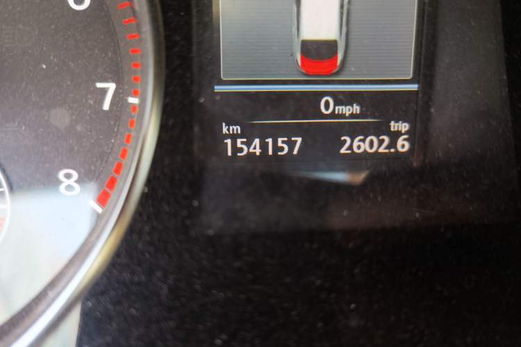 Used Volkswagen FAW-Volkswagen CC 2011 2.0 TSI Luxury Edition Odometer Close Up