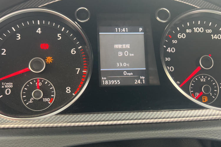 Used Volkswagen FAW-Volkswagen CC 2012 3.0 FSI V6 Odometer Close Up