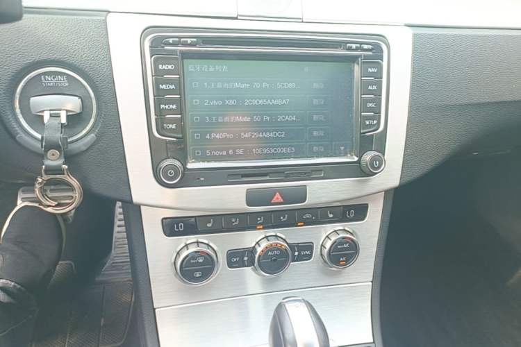 Used Volkswagen FAW-Volkswagen CC 2015 1.8TSI Prestige Model Audio And AC Panel