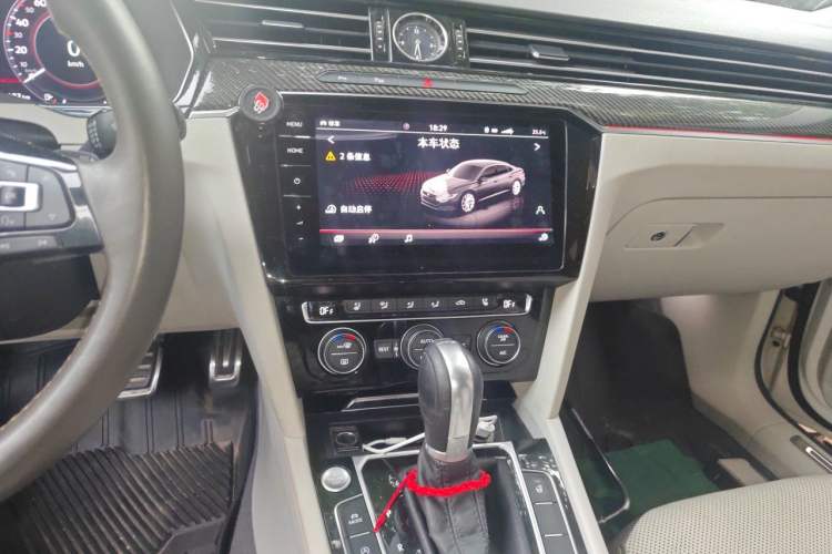 Used Volkswagen FAW-Volkswagen CC 2019 380TSI Yeyan Edition China V Standard Audio And AC Panel