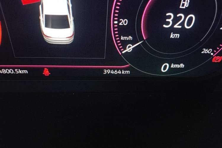 Used Volkswagen FAW-Volkswagen CC 2019 330TSI Glamour Edition China VI Odometer Close Up