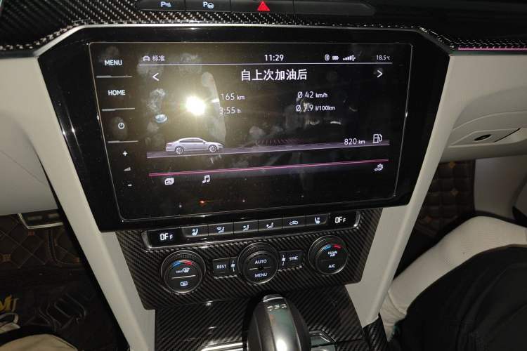 Used Volkswagen FAW-Volkswagen CC 2019 380TSI Yeyan Edition China V Standard Audio And AC Panel