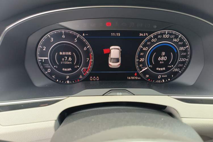 Used Volkswagen FAW-Volkswagen CC 2019 380TSI Yeyan Edition China VI Standard Instrument Cluster